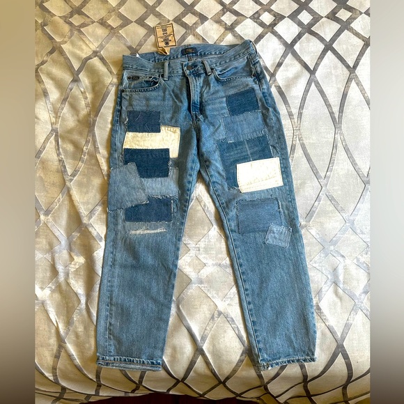 Ralph Lauren Denim - Polo Ralph Lauren patchwork design bf jeans
